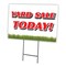Signmission Yard Sale Today Yard Sign & Stake outdoor plastic coroplast window, C-2436-DS-Yard Sale Today C-2436-DS-Yard Sale Today - alternate 1